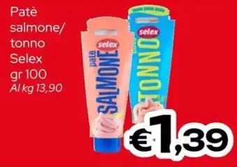 MAX Supermercati Paté salmone Selex offerta