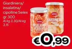 MAX Supermercati Giardiniera/insalatina/cipolline Selex offerta