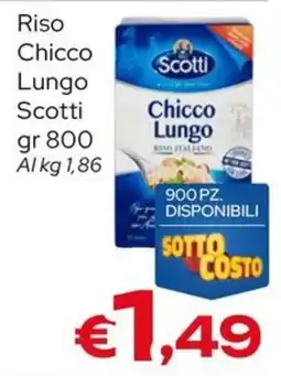 MAX Supermercati Riso Chicco Lungo Scotti offerta