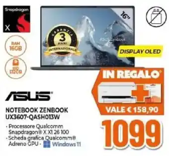Expert Asus Notebook Zenbook offerta