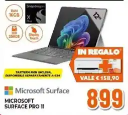 Expert Microsoft Surface Microsoft Surface Pro 11 offerta