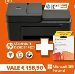 Expert Hp stampante Deskjet 4320 offerta