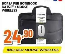 Expert Borsa per notebook da 15.6" + mouse wireless offerta