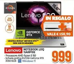 Expert Lenovo Notebook LOQ 15ARP10E offerta