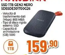 Expert SSD 1TB GEN2 NERO offerta