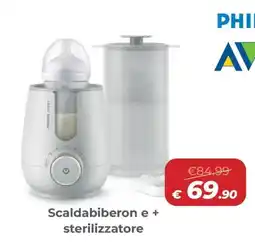 Ideal Bimbo Philips Avent Scaldabiberon e + sterilizzatore offerta