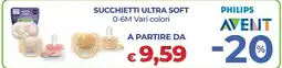 Ideal Bimbo Succhietti ultra soft Philips Avent offerta
