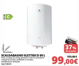 Brico Io Scaldabagno elettrico 80 L offerta