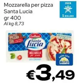 MAX Supermercati Mozzarella per pizza Santa Lucia offerta