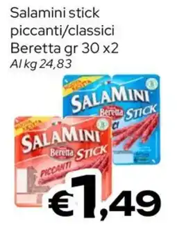 MAX Supermercati Salamini stick Beretta offerta