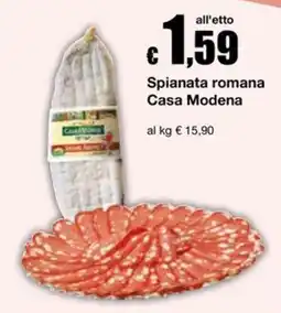 Sì con te Supermercati Spianata romana Casa Modena offerta