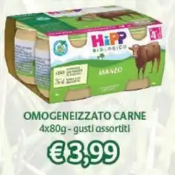 Ideal Bimbo HiPP Biologico Omogeneizzato Carne offerta