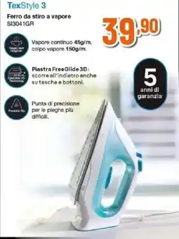 Expert TexStyle 3 Ferro da stiro a vapore offerta