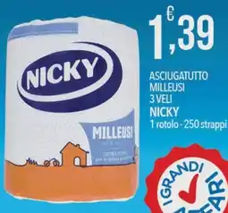 Iper Romagnolo Asciugatutto milleusi nicky offerta