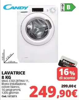 Brico Io Candy lavatrice offerta