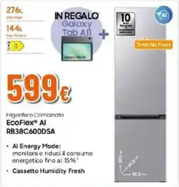 Expert Frigorifero Combinato EcoFlex® AI offerta