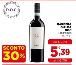 Gran mercato Barbera d'Alba Heredis offerta