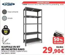 Brico Io Scaffale in kit ad incastro Rako offerta