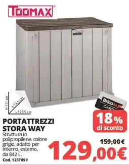 Brico Io Toomax Portattrezzi Stora Way offerta