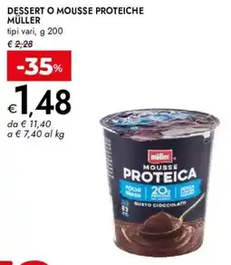Bennet Mousse proteica Müller offerta