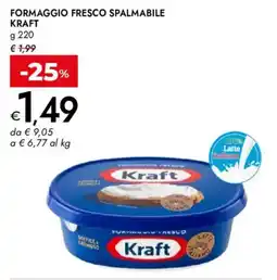 Bennet Formaggio fresco spalmabile Kraft offerta