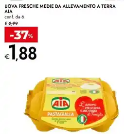 Bennet Uova fresche medie da allevamento a terra AIA offerta