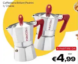 MAX Supermercati Caffettiera Brillant Pedrini offerta