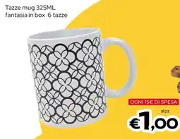 MAX Supermercati Tazze mug fantasia offerta