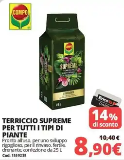 Brico Io Terriccio Supreme Compo offerta