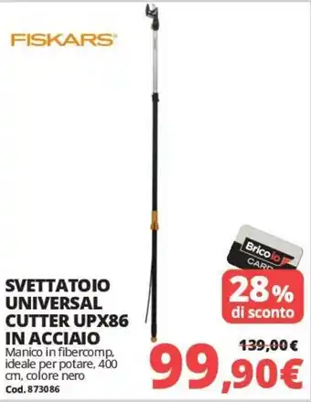 Fiskars svettatoio universal cutter upx86 in acciaio