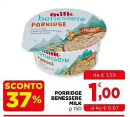 Gran mercato Porridge benessere milk offerta