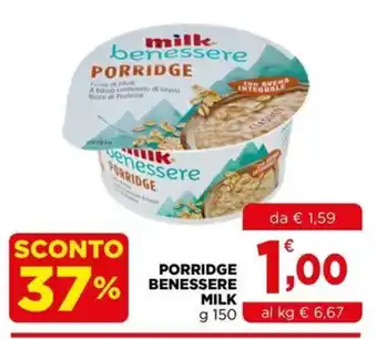Gran mercato Porridge benessere milk offerta