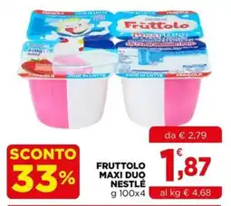 Gran mercato Fruttolo Maxi Duo Nestlé offerta