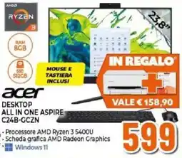 Expert Acer desktop all in one aspire c24b-gczn offerta