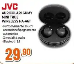 Expert JVC Auricolari GUMY Mini True Wireless HA-A6T offerta