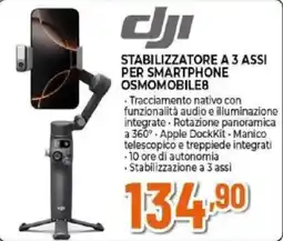 Expert DJI Stabilizzatore a 3 assi per smartphone OsmoMobile8 offerta