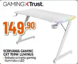 Expert Scrivania gaming GXT 709W Luminus offerta