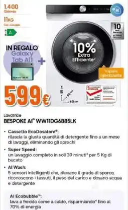 Expert Lavatrice BESPOKE AI offerta