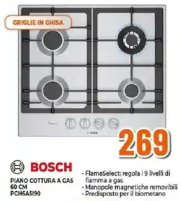 Expert Piano cottura a gas Bosch offerta