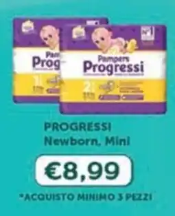 Ideal Bimbo Pampers Progressi Newborn, Mini offerta