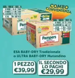 Ideal Bimbo Pampers Baby-Dry Mutandino offerta