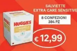 Ideal Bimbo Salviette extra care sensitive Huggies offerta