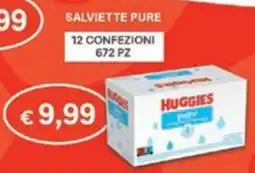 Ideal Bimbo Salviette pure Huggies pure offerta
