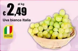 Sì con te Supermercati Uva bianca Italia offerta