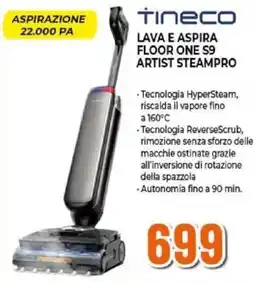 Expert Tineco Lava e Aspira Floor One S9 Artist Steampro offerta