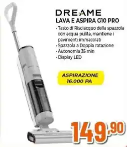 Expert Dreame lava e aspira G10 Pro offerta