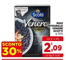 Gran mercato Riso integrale Venere Scotti offerta