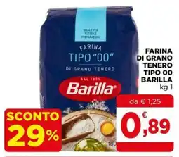 Gran mercato Farina tipo 00 Barilla offerta