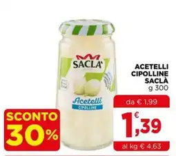 Gran mercato Acetelli cipolline Sacla offerta