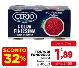 Gran mercato Polpa di pomodoro Cirio finissima offerta